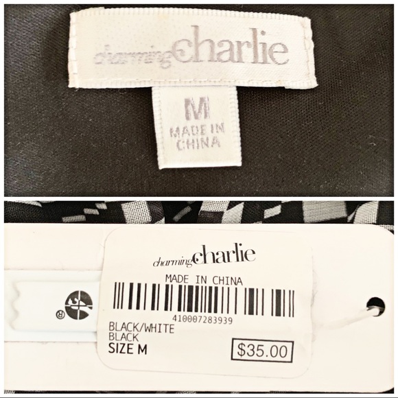 💃🏽 Charming Charlie Printed Dress Size M - Picture 4 of 5